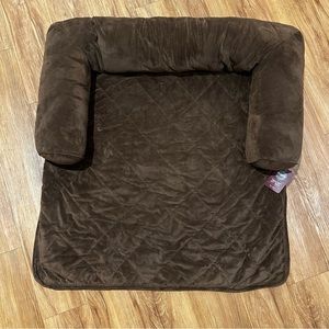 Burrow Bud - Couch & Chair Protector Pet Bed in Chocolate Brown